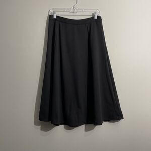 Gap Black Maxi Skirt Women’s Size 10 Fit & Flare Flowy Dark Academia